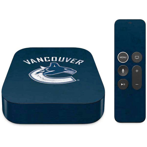 NHL Vancouver Canucks Distressed Apple TV Skin